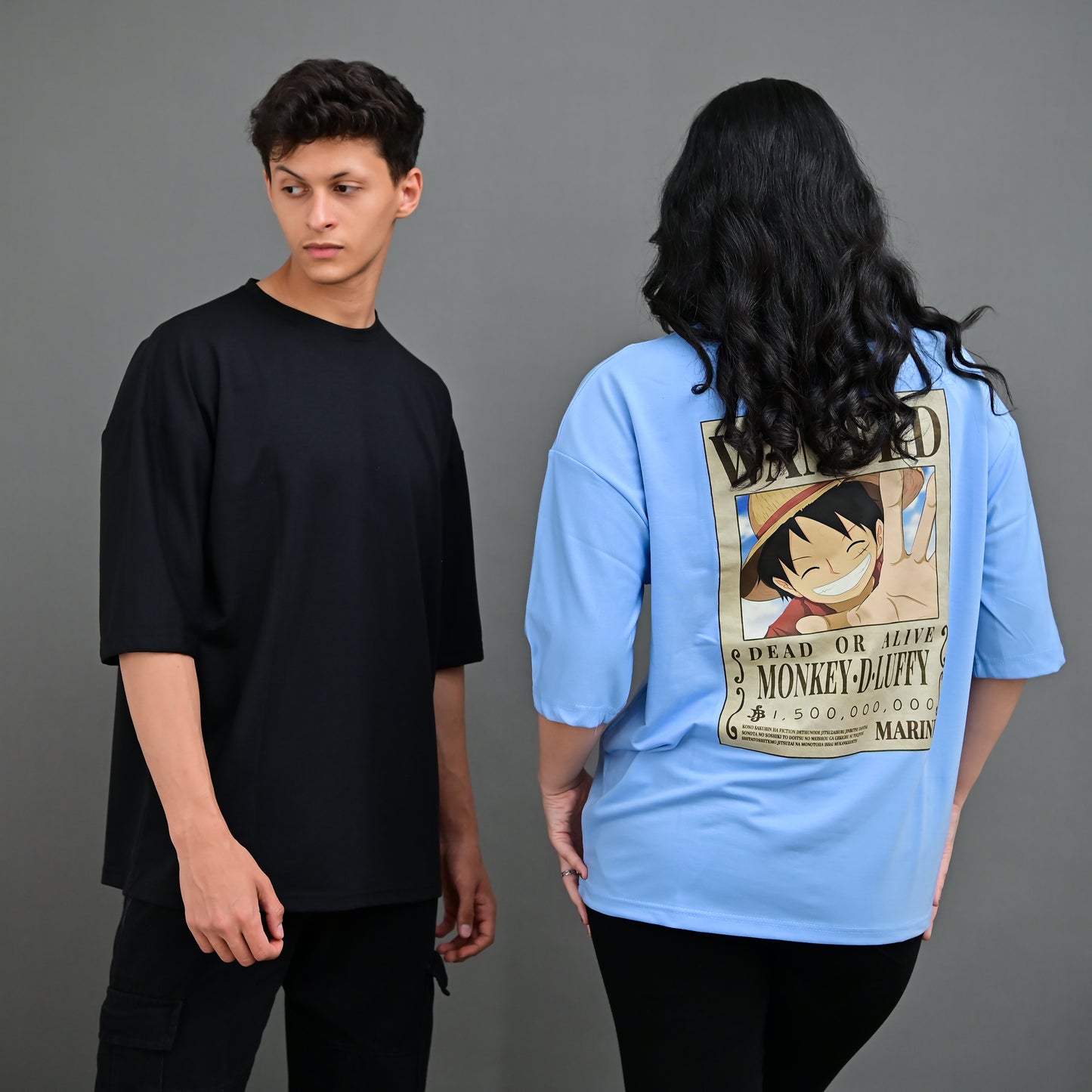 Wanted_Unisex Black Oversized T-Shirt