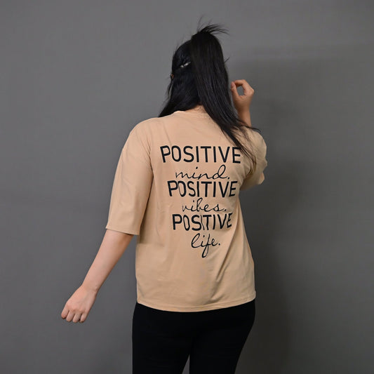 Positive_Unisex Oversized T-Shirt - Nivur.com